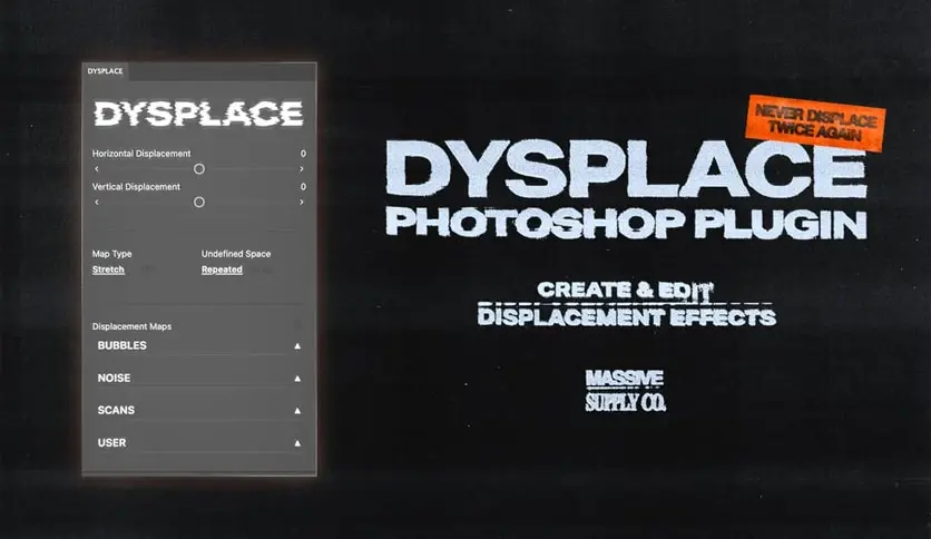 dysplace photoshop plugin screenshot