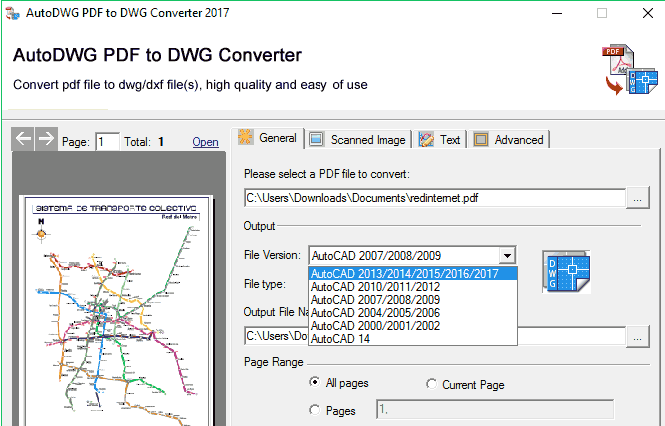 AutoDWG PDF to DWG Converter Pro 2026