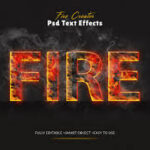 CreativeMarket – Burning Text Effects for Photoshop