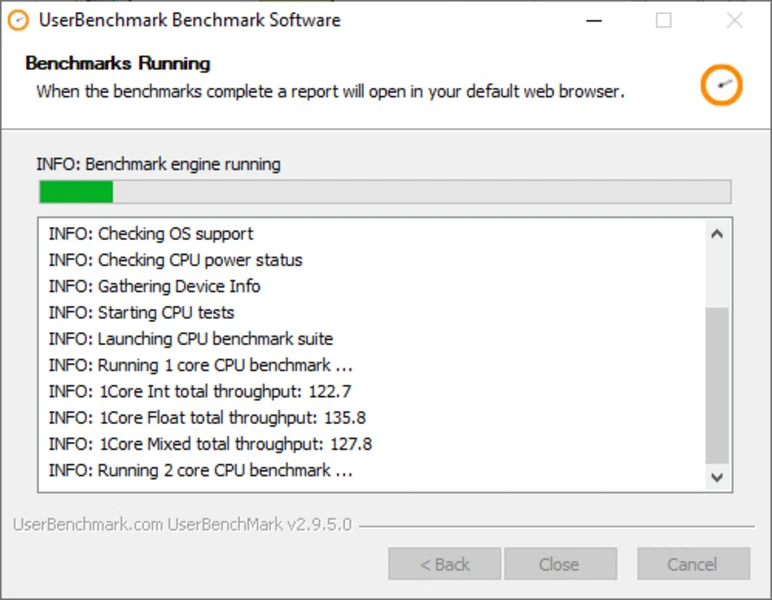 UserBenchmark 5.3.8.0