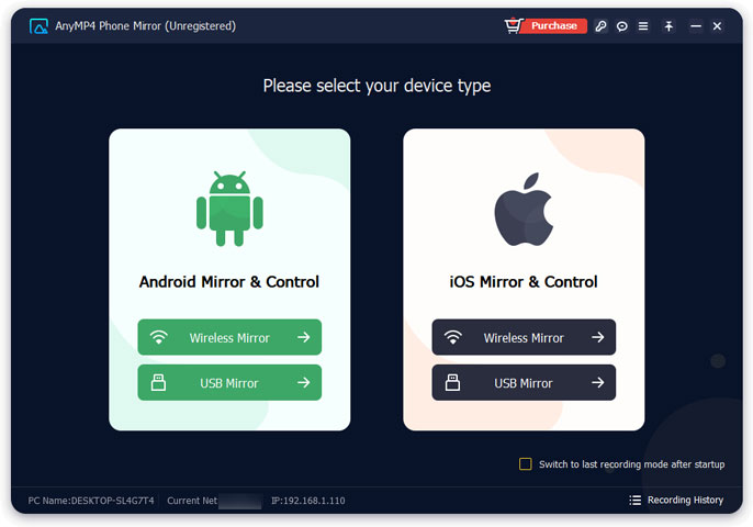 AnyMP4 Phone Mirror 2025