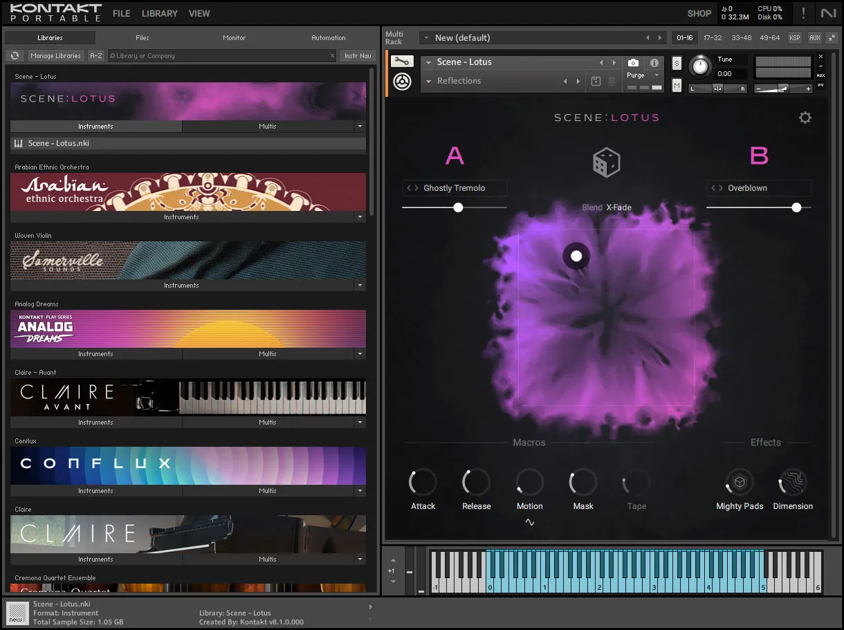 Native Instruments – Scene: Lotus 1. 1. 0 (Kontakt)