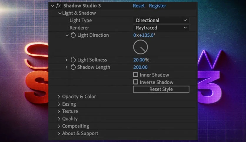Aescripts Shadow Studio 3 1.0.5