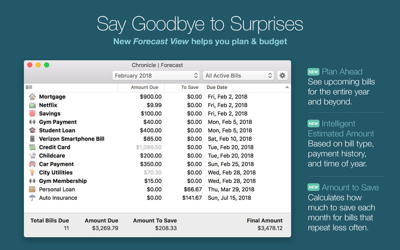Chronicle Pro 14.9.1 for Mac