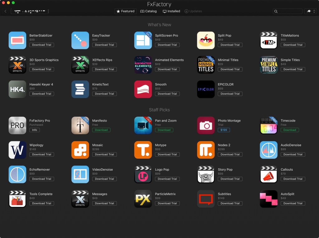 FxFactory Pro 8.0.27