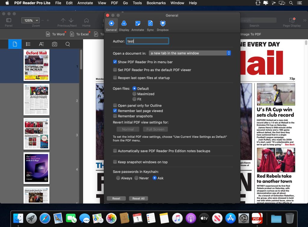 PDF Reader Pro 4.6.2 for Mac