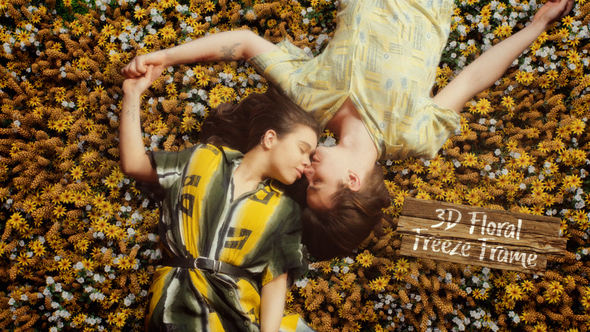 Videohive – 3D Floral Freeze Frame [AEP]