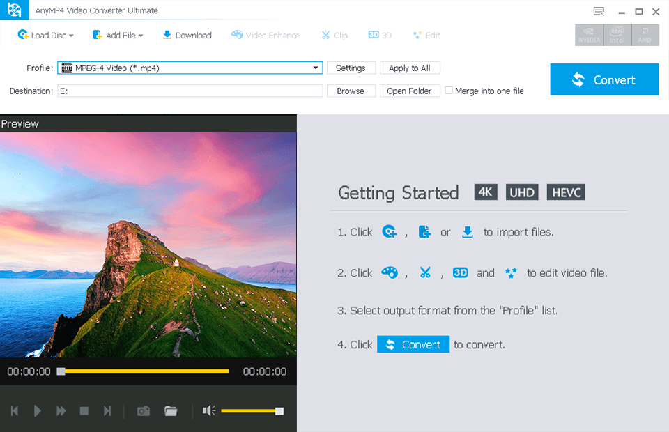 AnyMP4 Video Converter Ultimate 2025