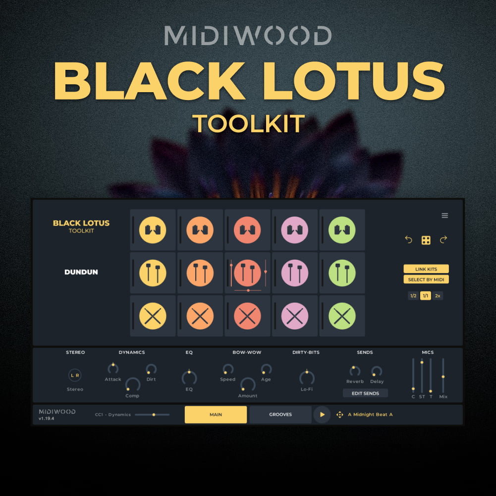 Midiwood – Black Lotus 1. 2. 0 (Kontakt)