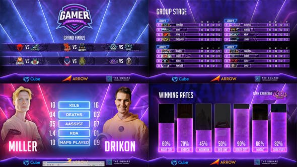 VideoHive – E-Sports Games Graphics Pack [AEP]