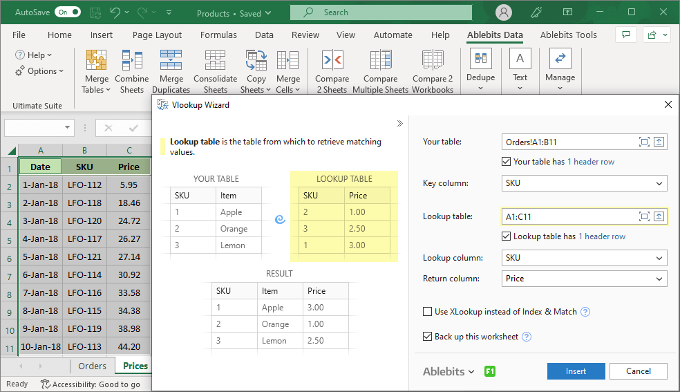 Ablebits Ultimate Suite for Excel Business Edition 2026