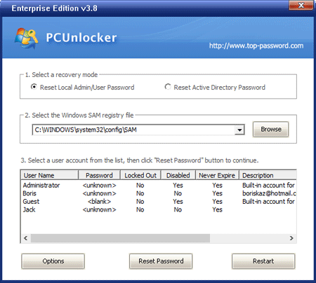 PCUnlocker Enterprise Edition 2025