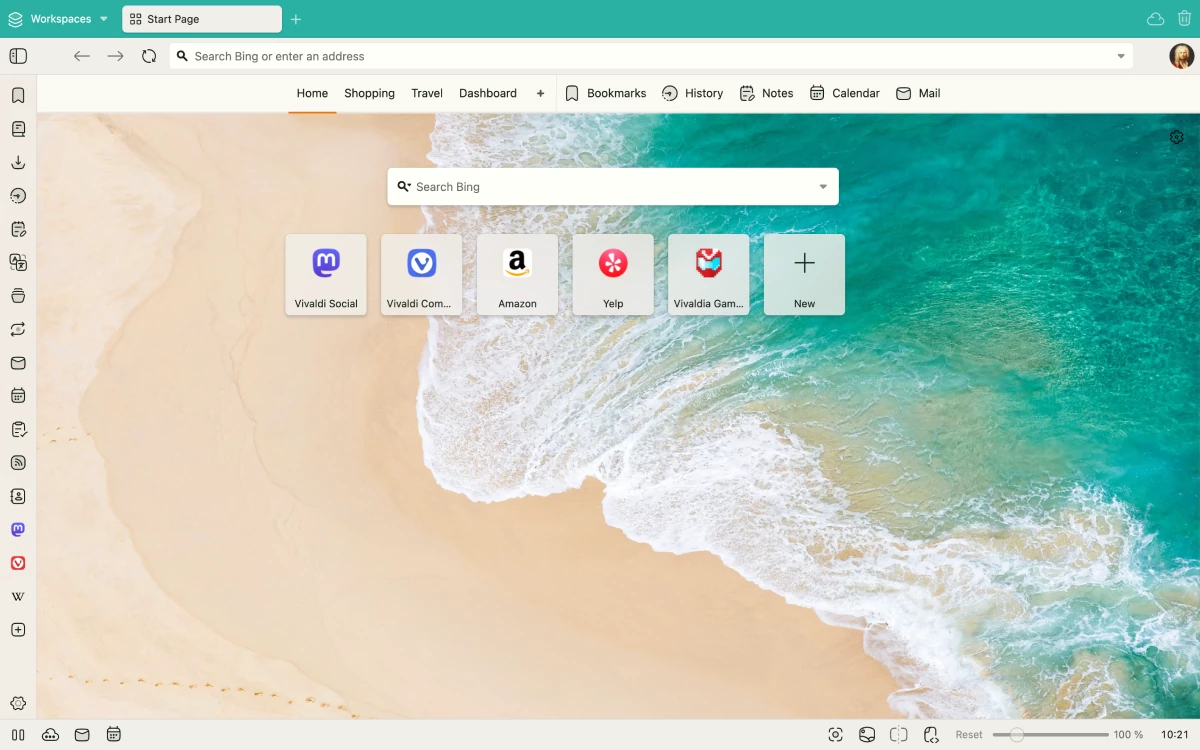 Vivaldi Web Browser