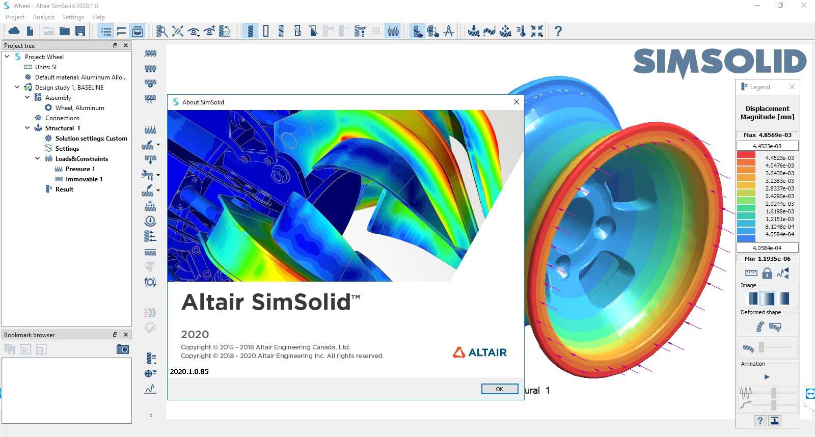 Altair SimSolid 2025