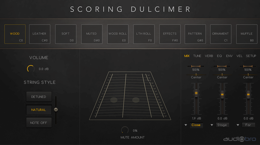 Audiobro – Scoring Dulcimer (Kontakt)