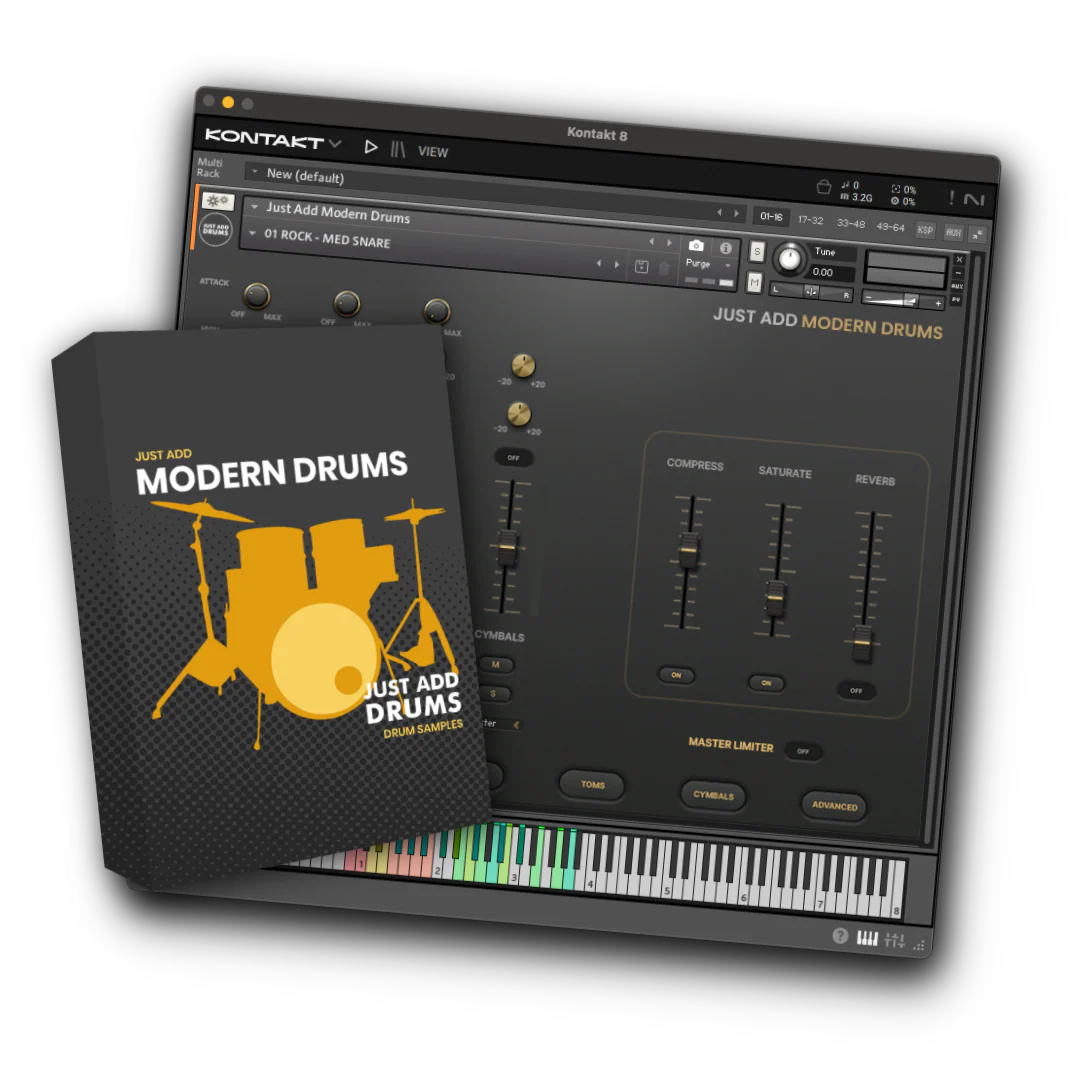 Just Add Drums – Modern Drums (Kontakt)