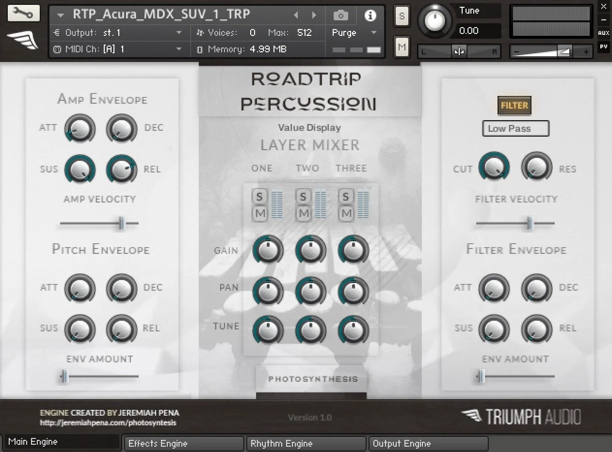 Triumph Audio – Roadtrip Percussion 1. 1. 1 (Kontakt)