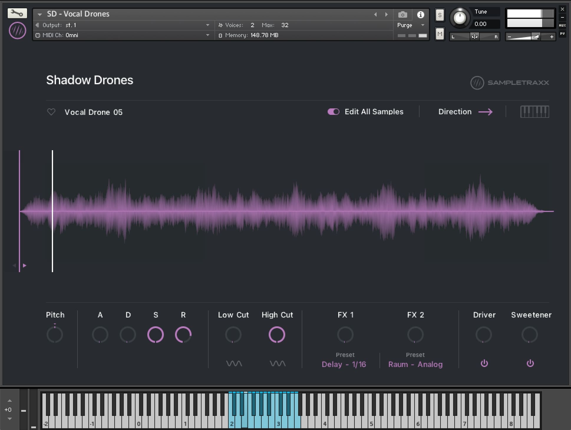 SampleTraxx – Shadow Drones (Kontakt)