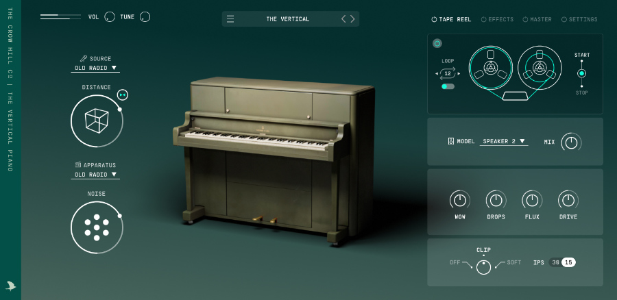 The Crow Hill Company Piano Rack FX