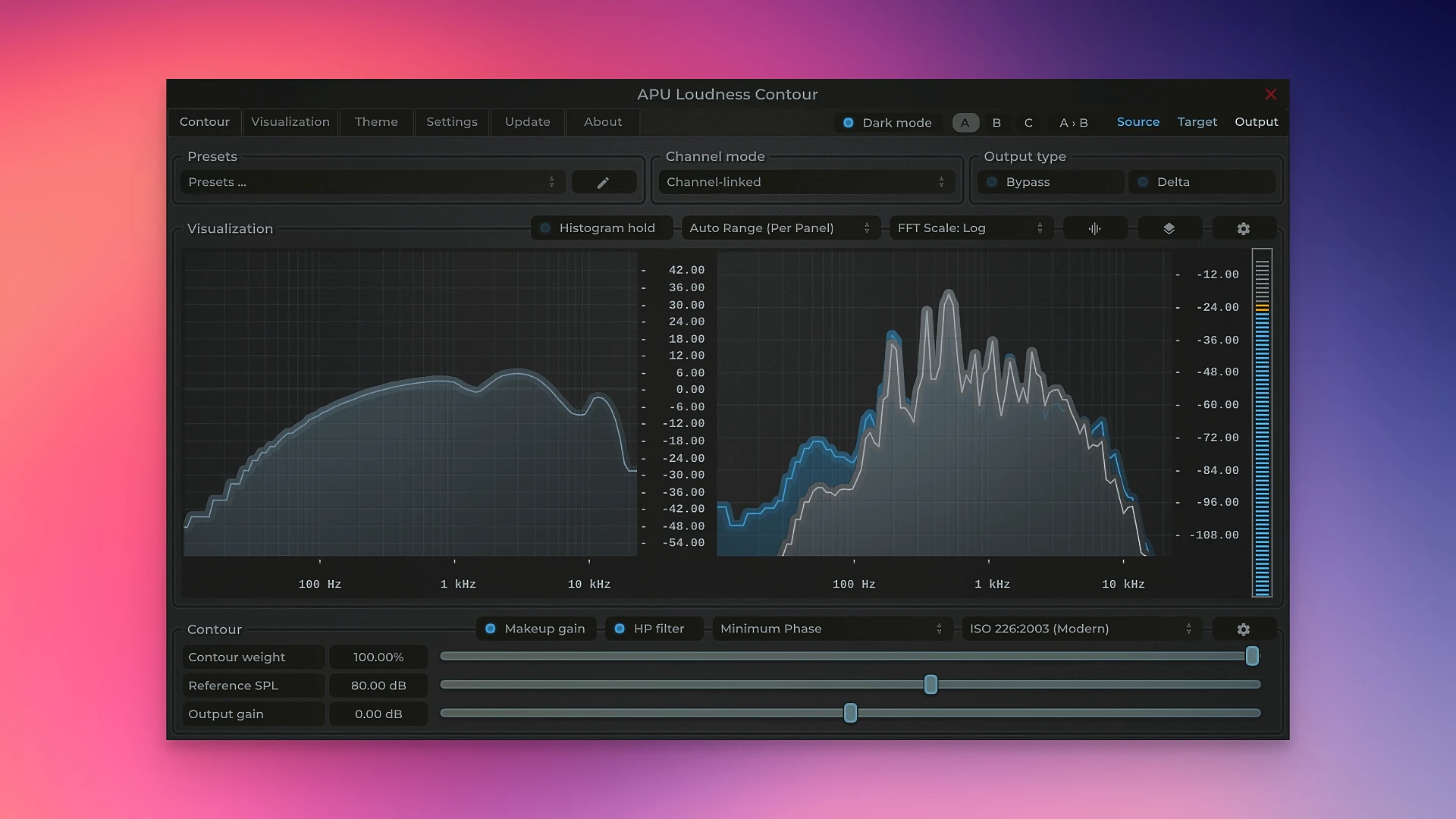 APU Software Loudness Contour