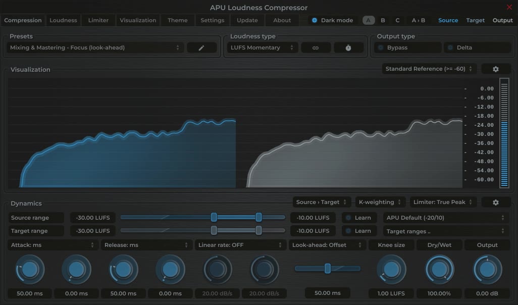 APU Software Loudness Compressor