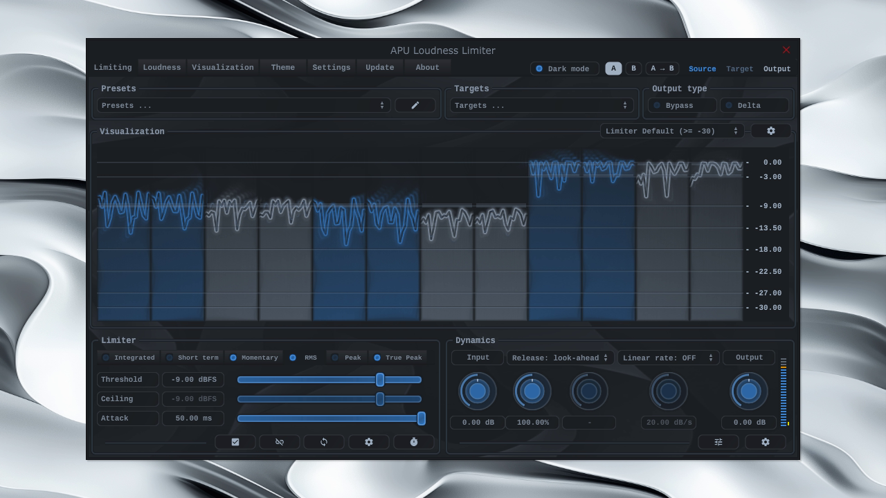 APU Software Loudness Limiter