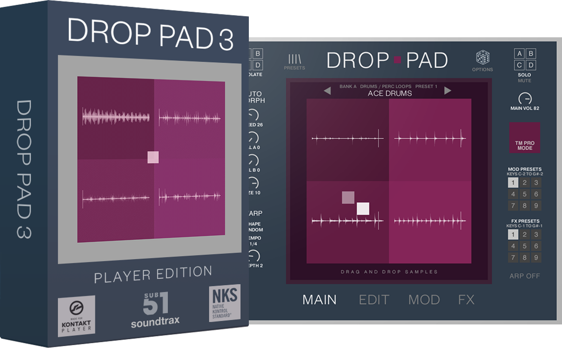 Sub51 / Soundtrax – Drop Pad 3 (Kontakt)