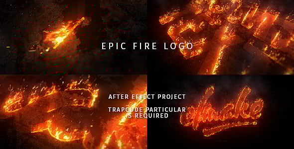 VideoHive – Epic Fire Logo [AEP]