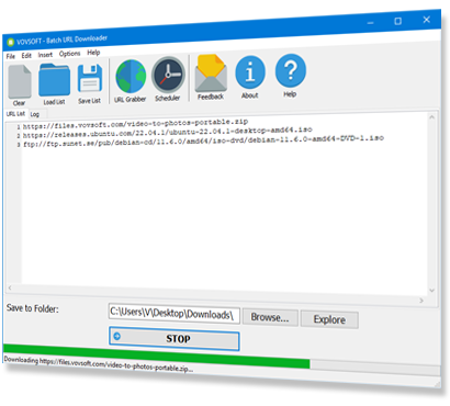 VovSoft Batch URL Downloader 2025