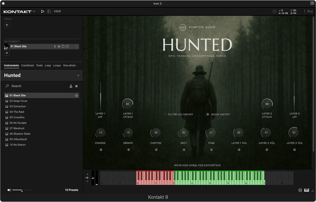 Kompose Audio – Hunted (Kontakt)