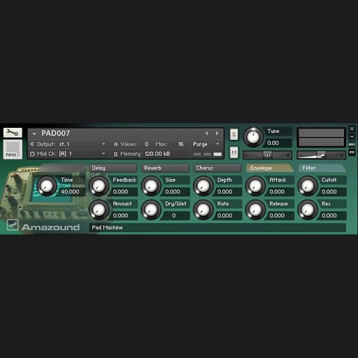 Amazound – Pad Machine (Kontakt, WAV)