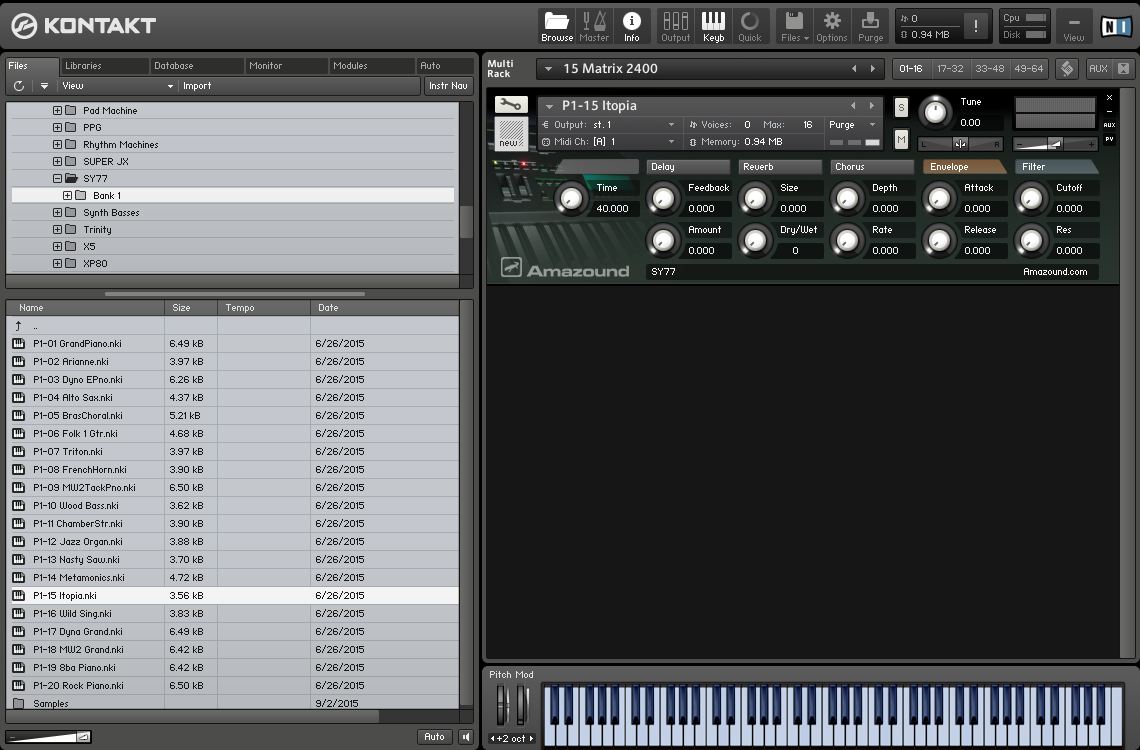 Amazound – SY-TG (Kontakt, WAV)