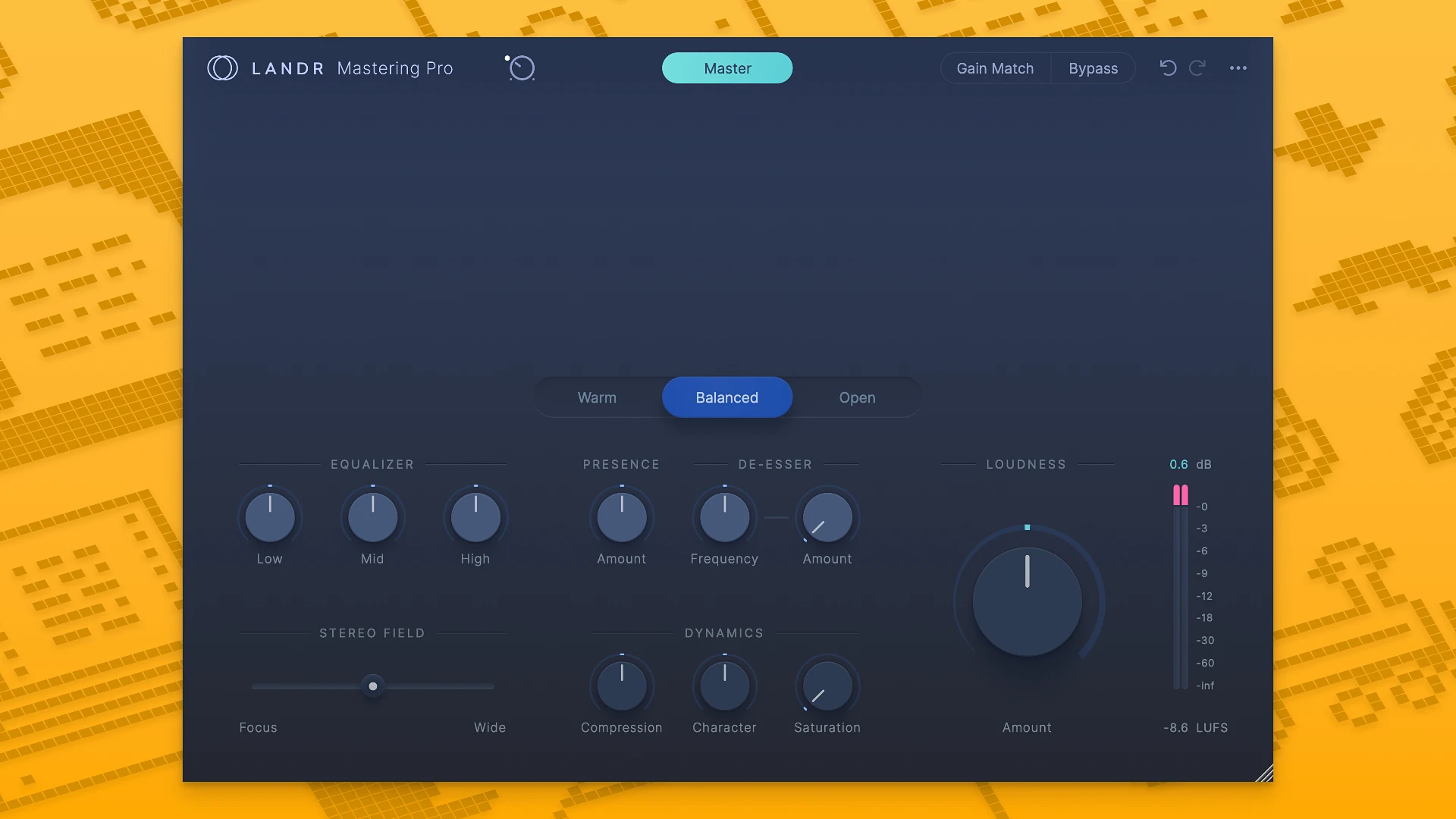 LANDR Mastering Plugin PRO