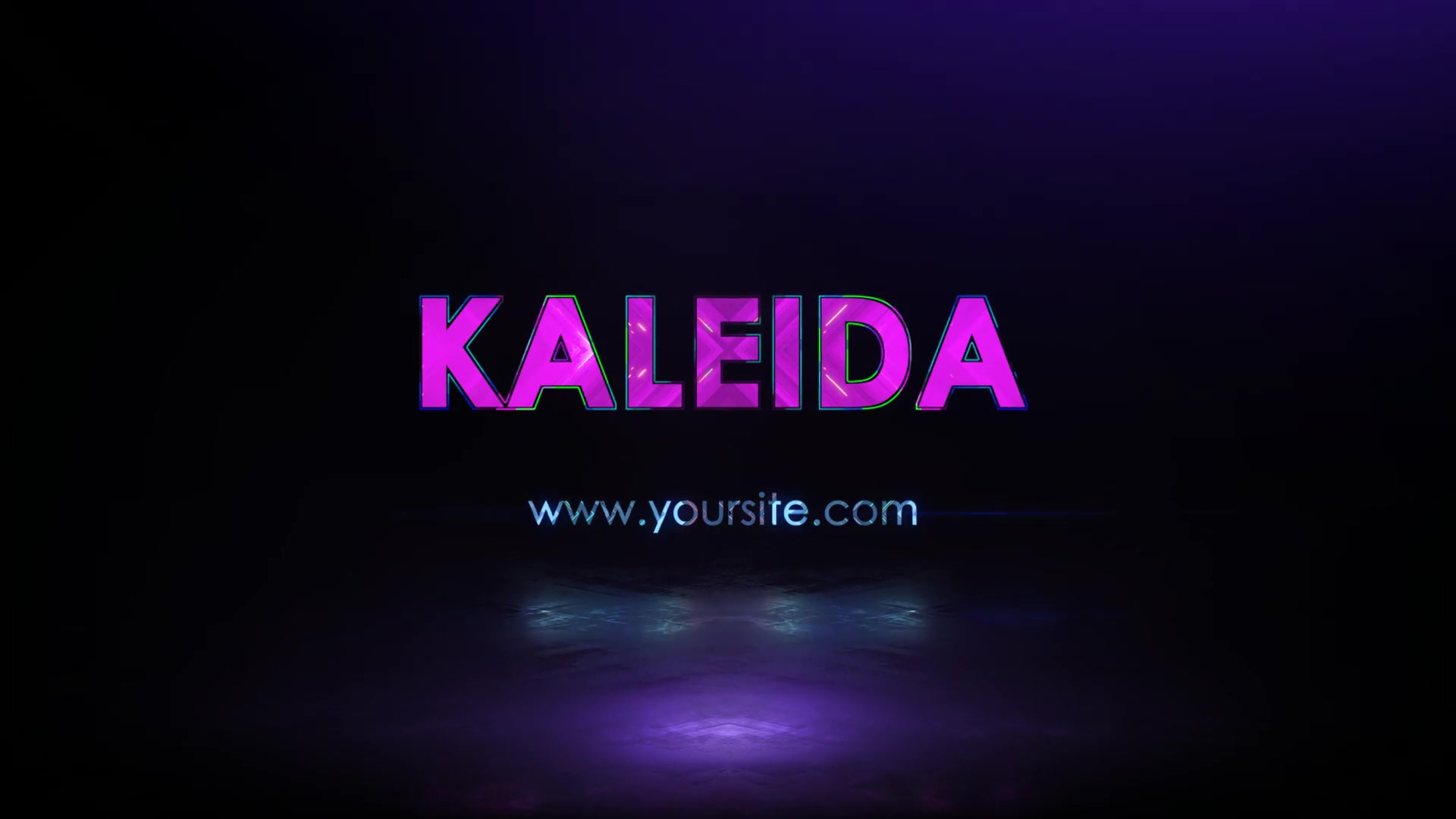 VideoHive – Neon Kaleida Logo Reveal [AEP]