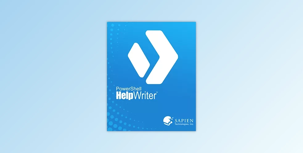 SAPIEN PowerShell HelpWriter 2026