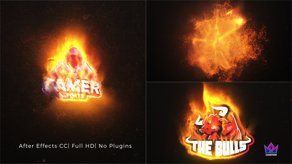 VideoHive – Particles Fire Logo Reveal [AEP]