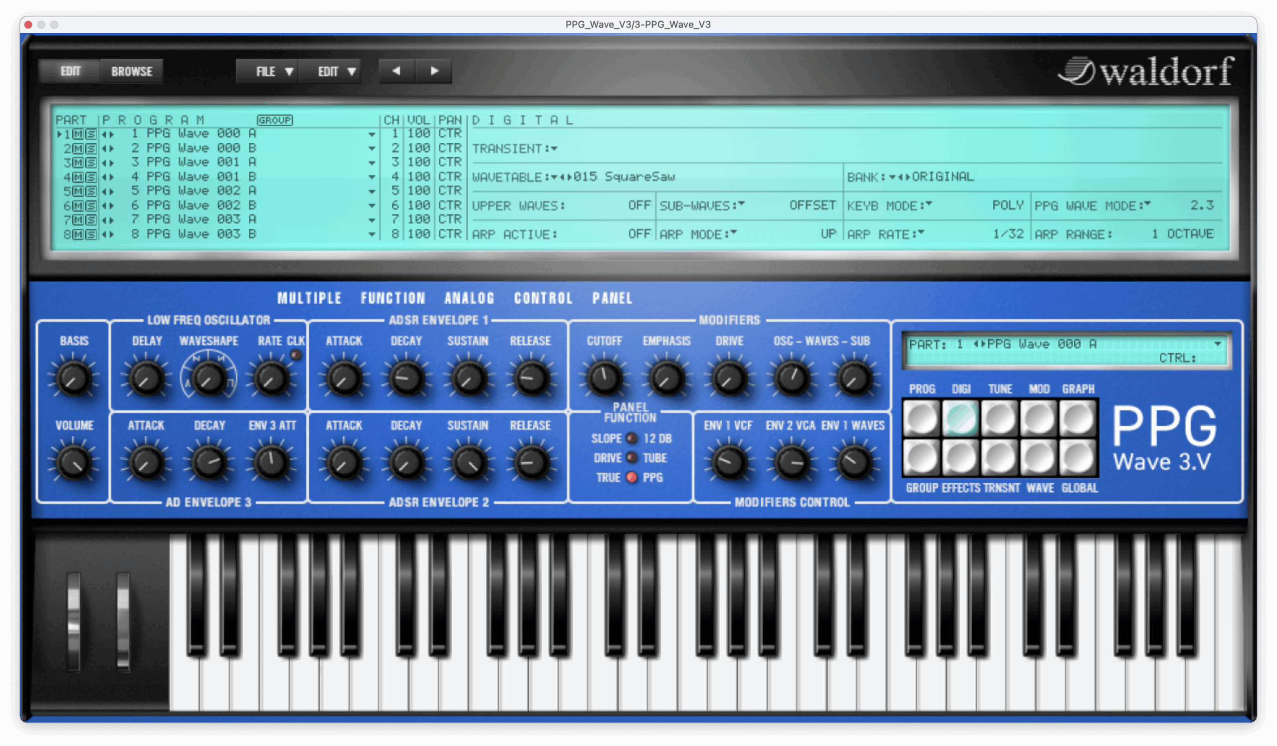 Waldorf PPG Wave 3.V