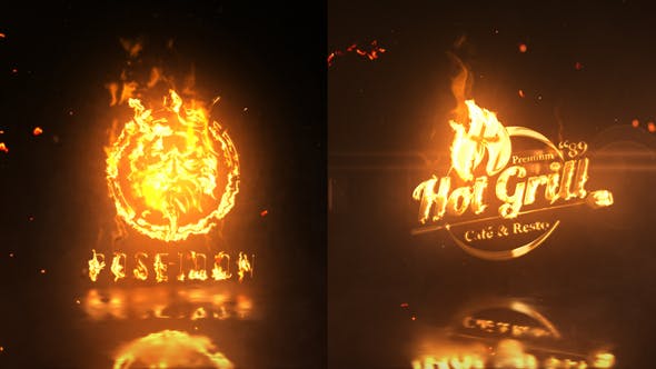 VideoHive – Particles Fire Logo Reveal [AEP]