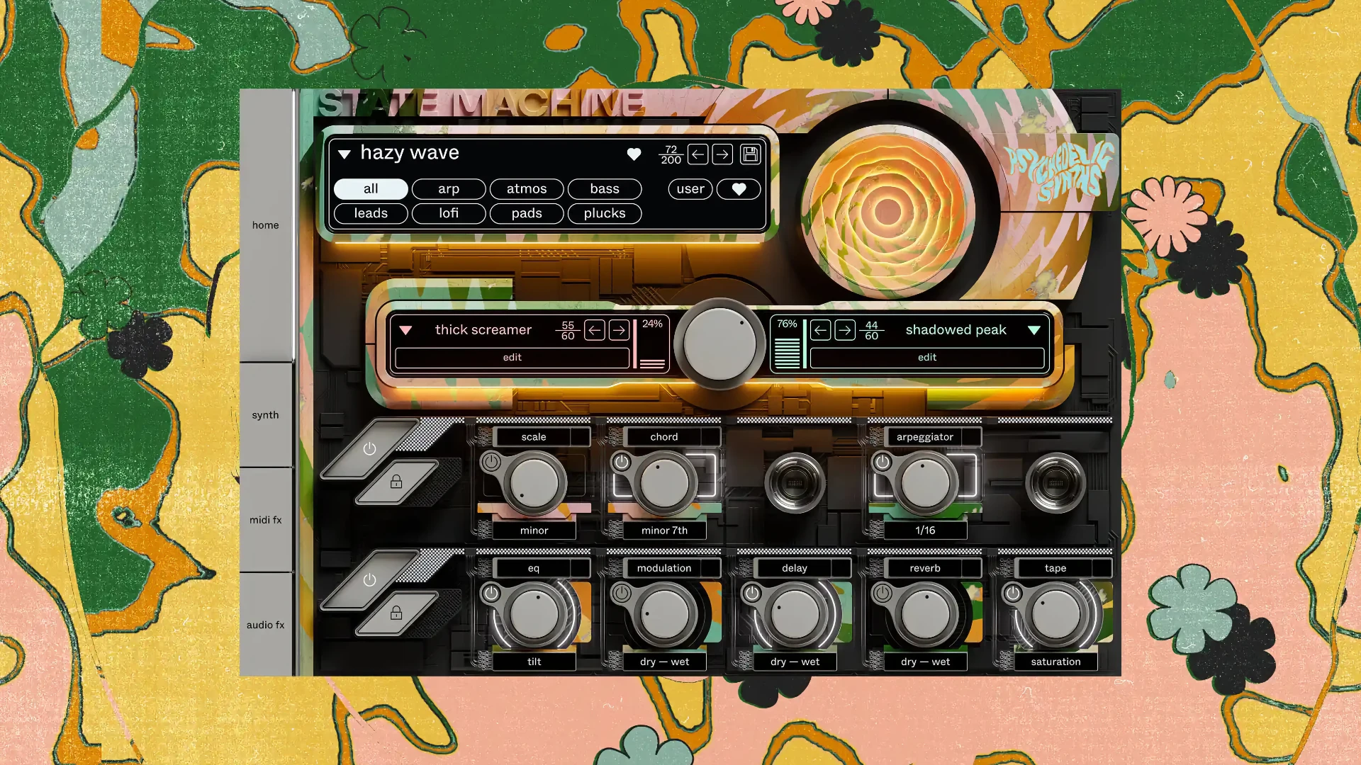 Cradle State Machine Psychedelic Synths