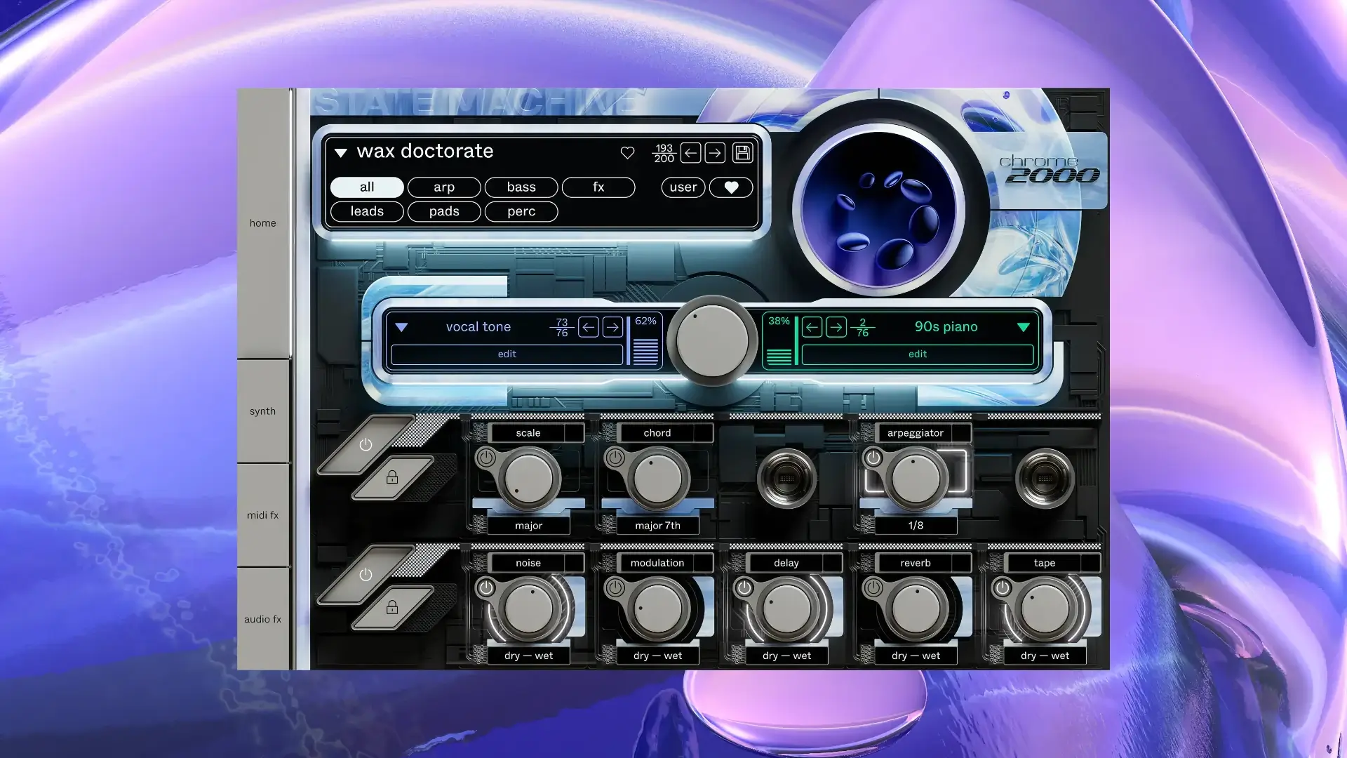 Cradle State Machine Chrome 2000