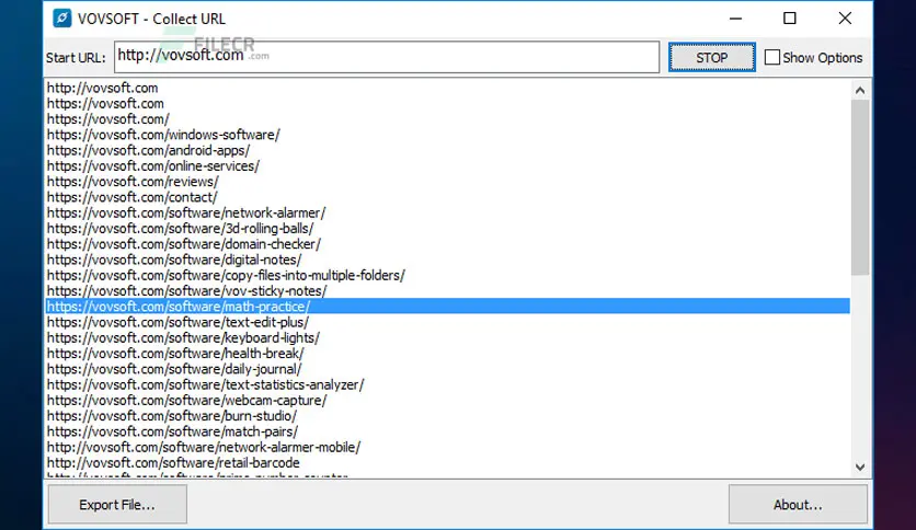 VovSoft CollectURL 2026