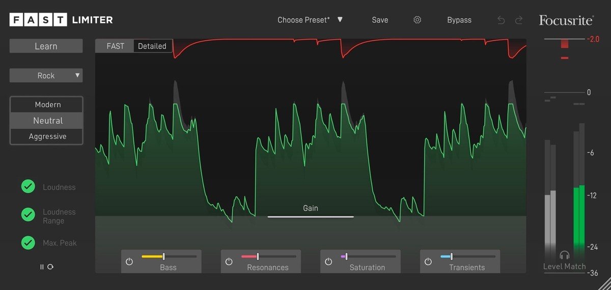 Focusrite FAST Limiter