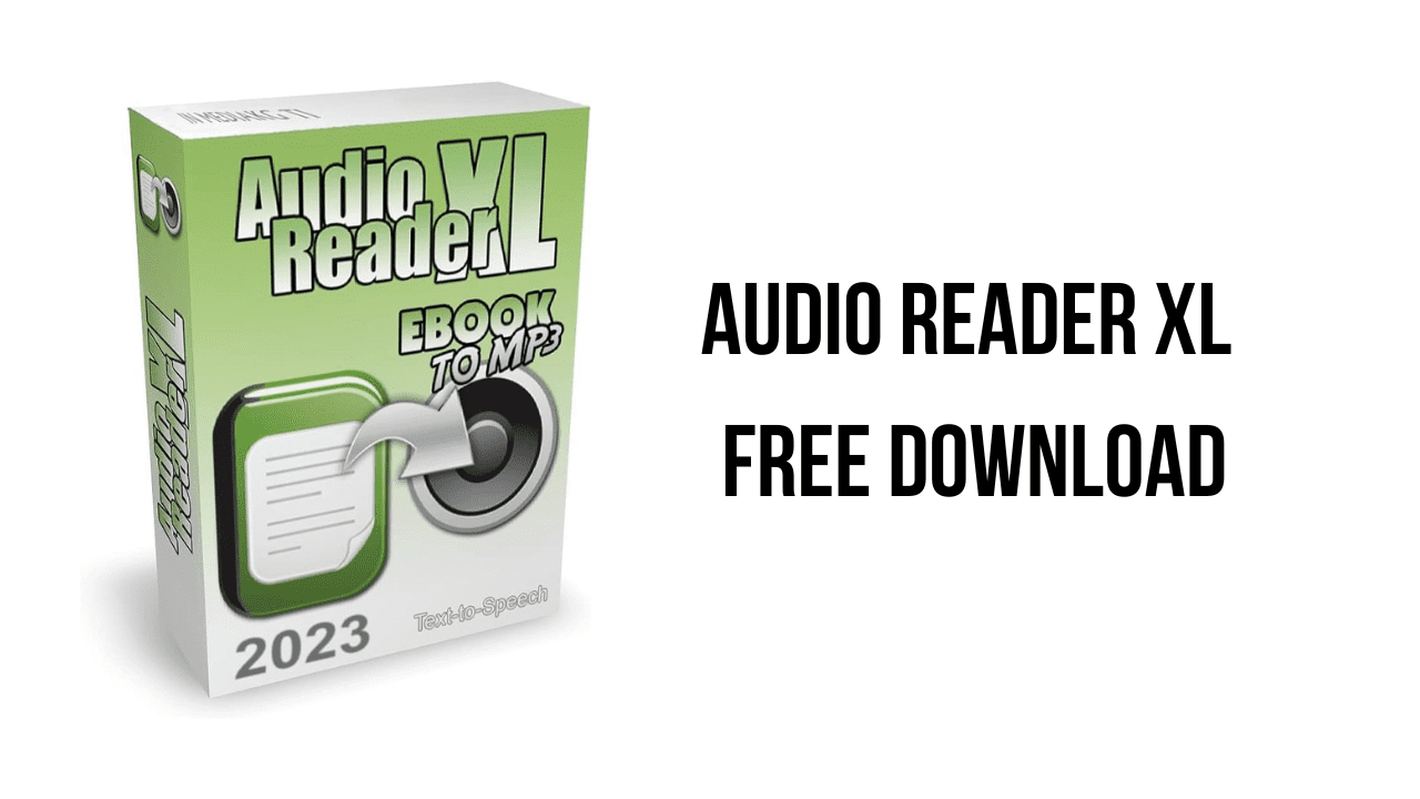 Audio Reader XL 2026