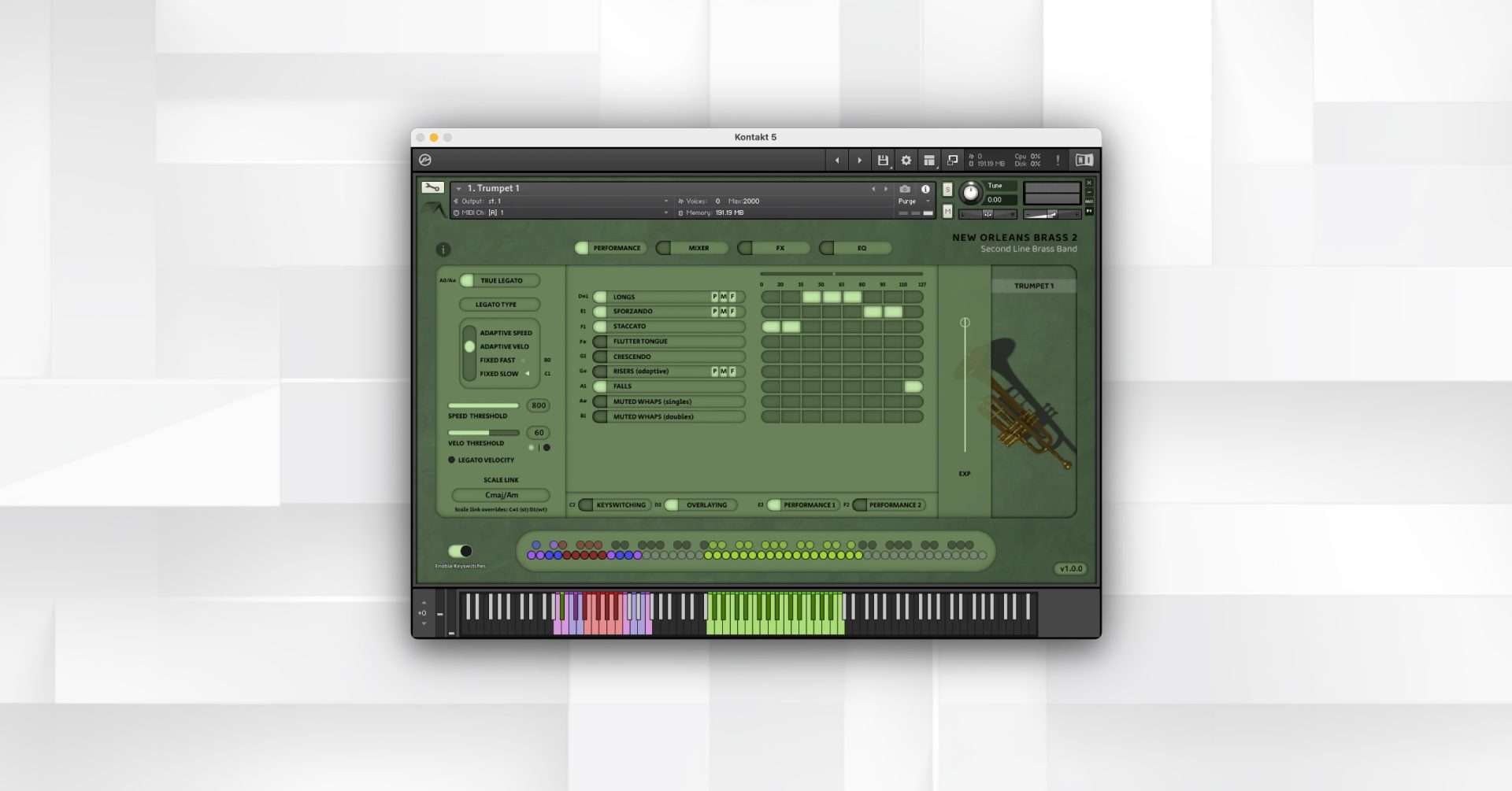 Insanity Samples – New Orleans Brass 2 v1. 0.2 ( Kontakt) 