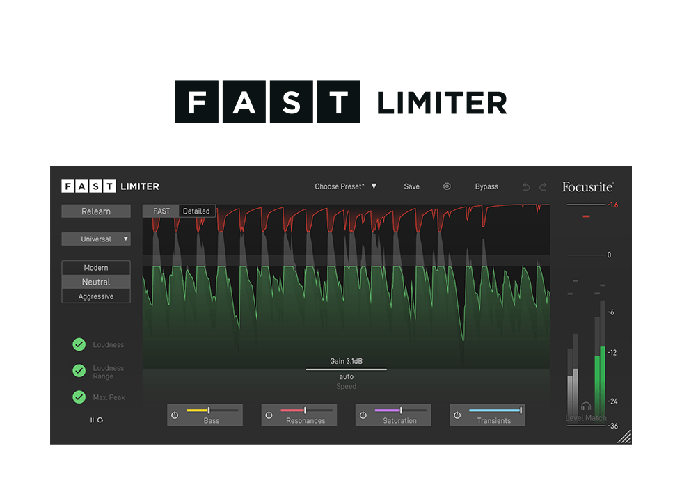 Focusrite FAST Limiter