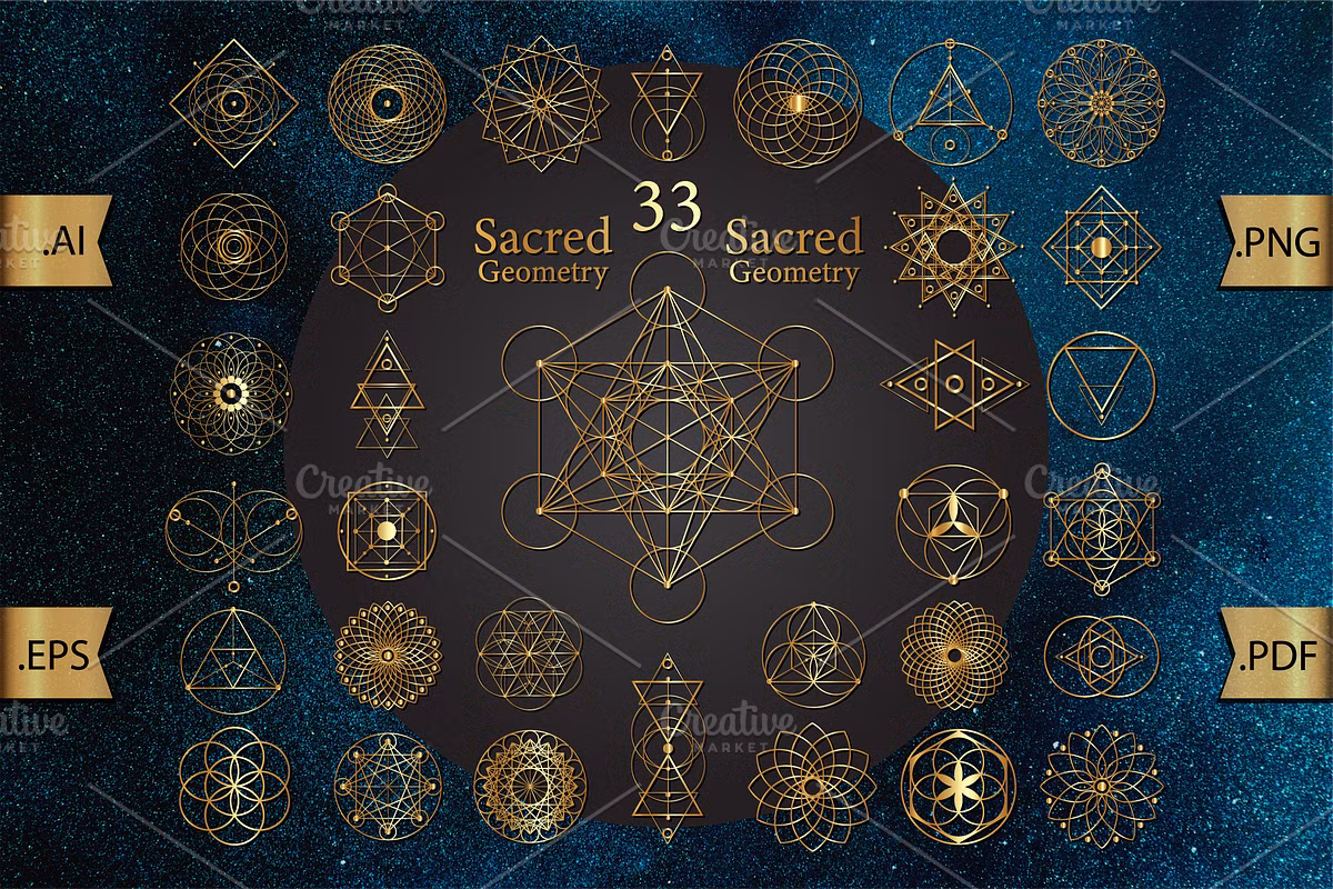 CreativeMarket – Mandala Vector Ornaments Bundle [AI, EPS, PDF, PNG]