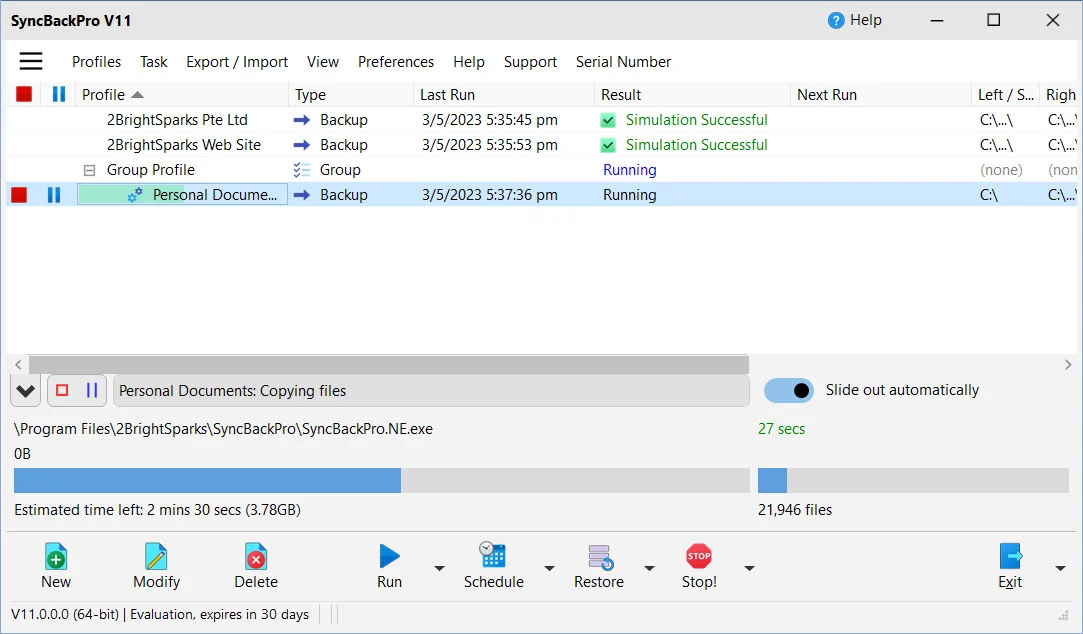 2BrightSparks SyncBackPro 2026