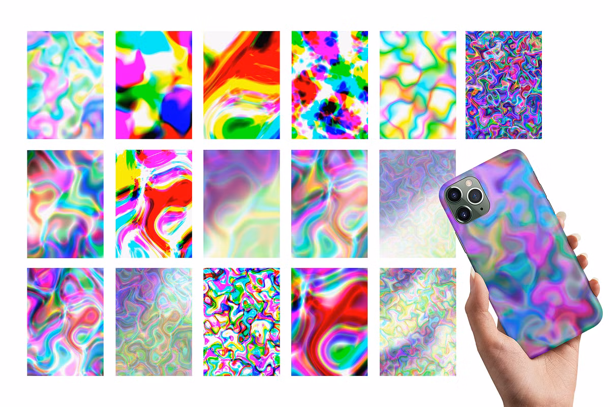CreativeMarket – Surreal Anomaly Gradient Background /Gradient backgrounds with surreal anomalies [JPEG]