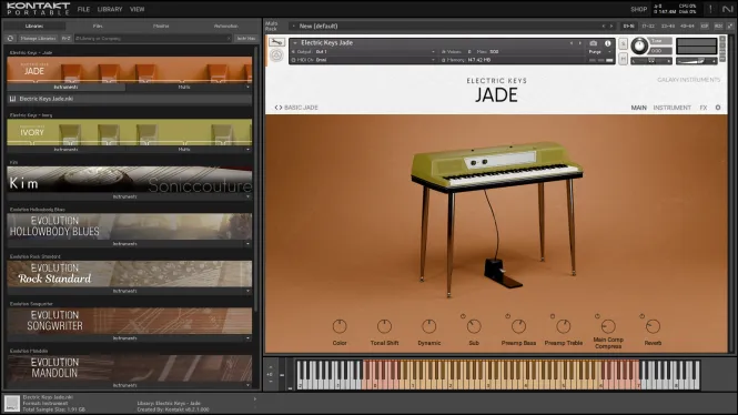 Native Instruments – Electric Keys Jade 1. 1 (Kontakt)