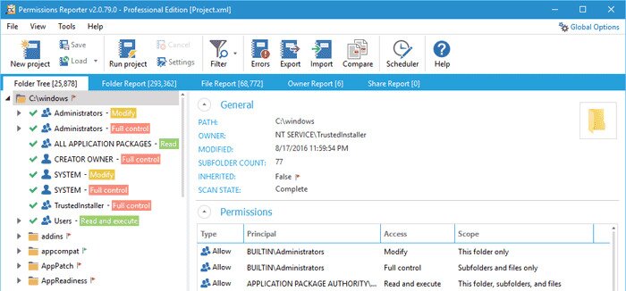 NTFS Permissions Reporter 2026